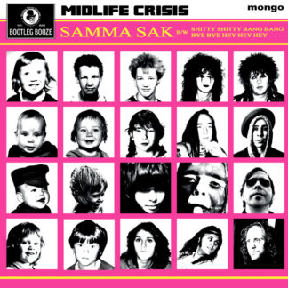 Midlife Crisis - Samma Sak 7" Clear With Black Smoke Sreaks Vinyl